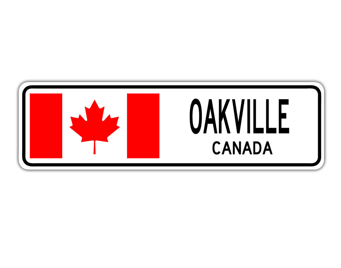 Oakville Canada Country City Flag Aluminum Metal Sign