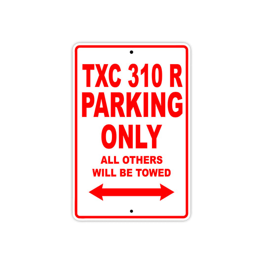 TXC 310 R Motorbike Parking Only All Others Will Be Towed Aluminum Metal Sign