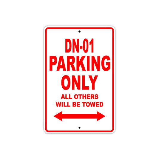 DN-01 Motorbike Parking Only All Others Will Be Towed Aluminum Metal Sign