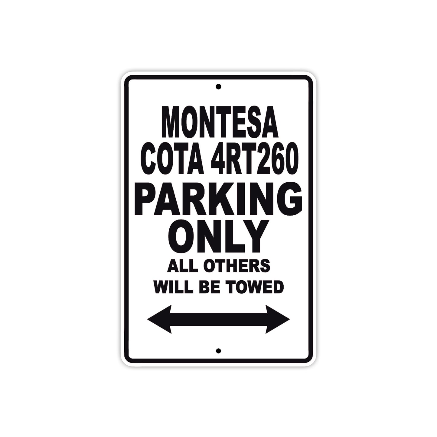 Montesa Cota 4RT260 Motorbike Parking Only All Others Will Be Towed Aluminum Metal Sign