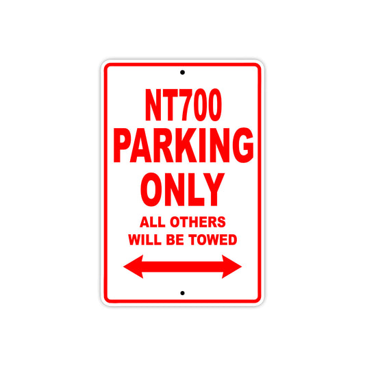 NT700 Motorbike Parking Only All Others Will Be Towed Aluminum Metal Sign