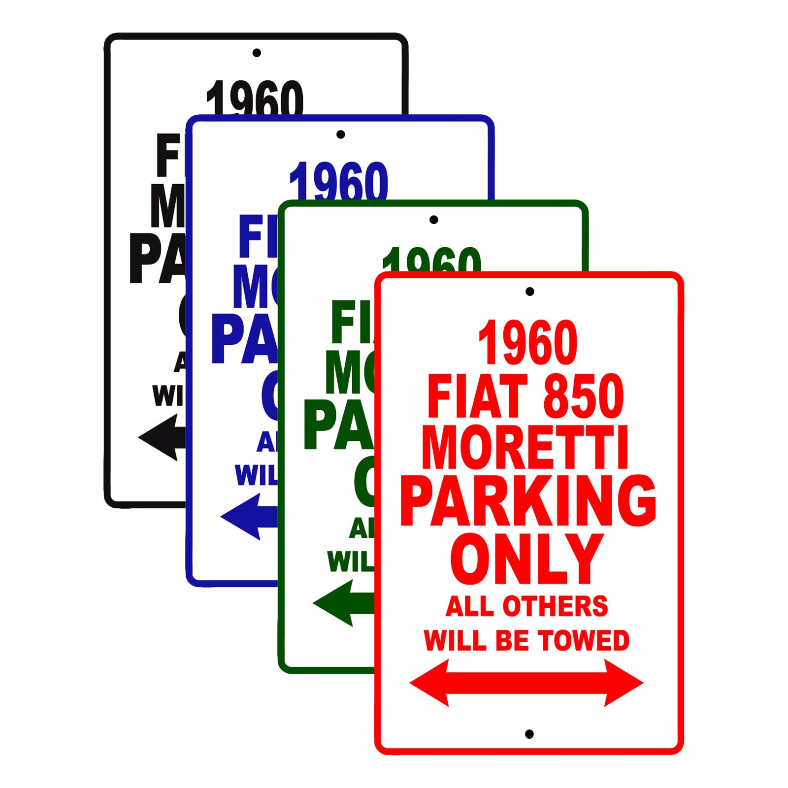 1960 Auto Union 1000 Parking Only All Others Will Be Towed | Aluminum ...
