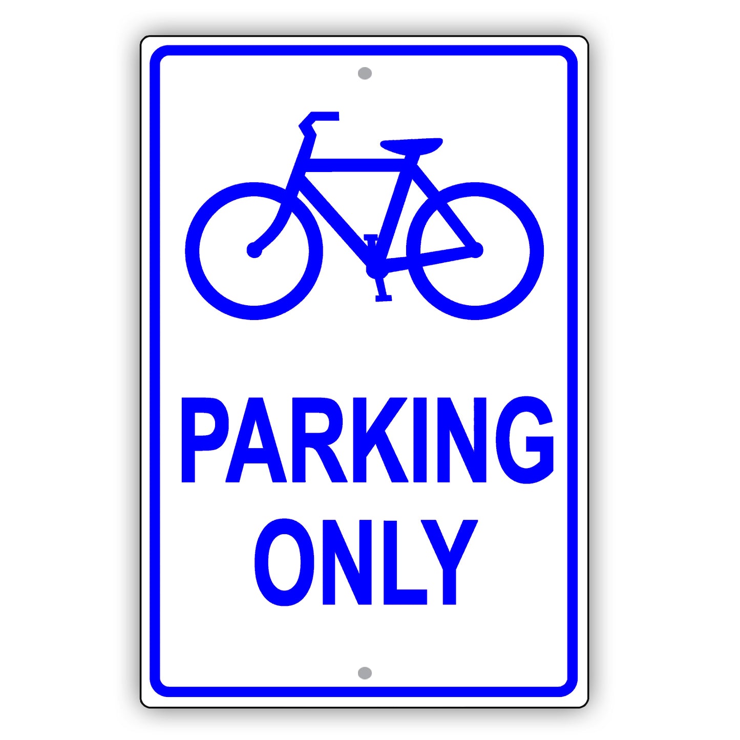 Bicycle Parking With Graphic Aluminium Metal Sign