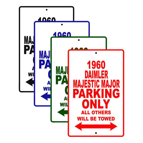 1960 Auto Union 1000 Parking Only All Others Will Be Towed | Aluminum ...