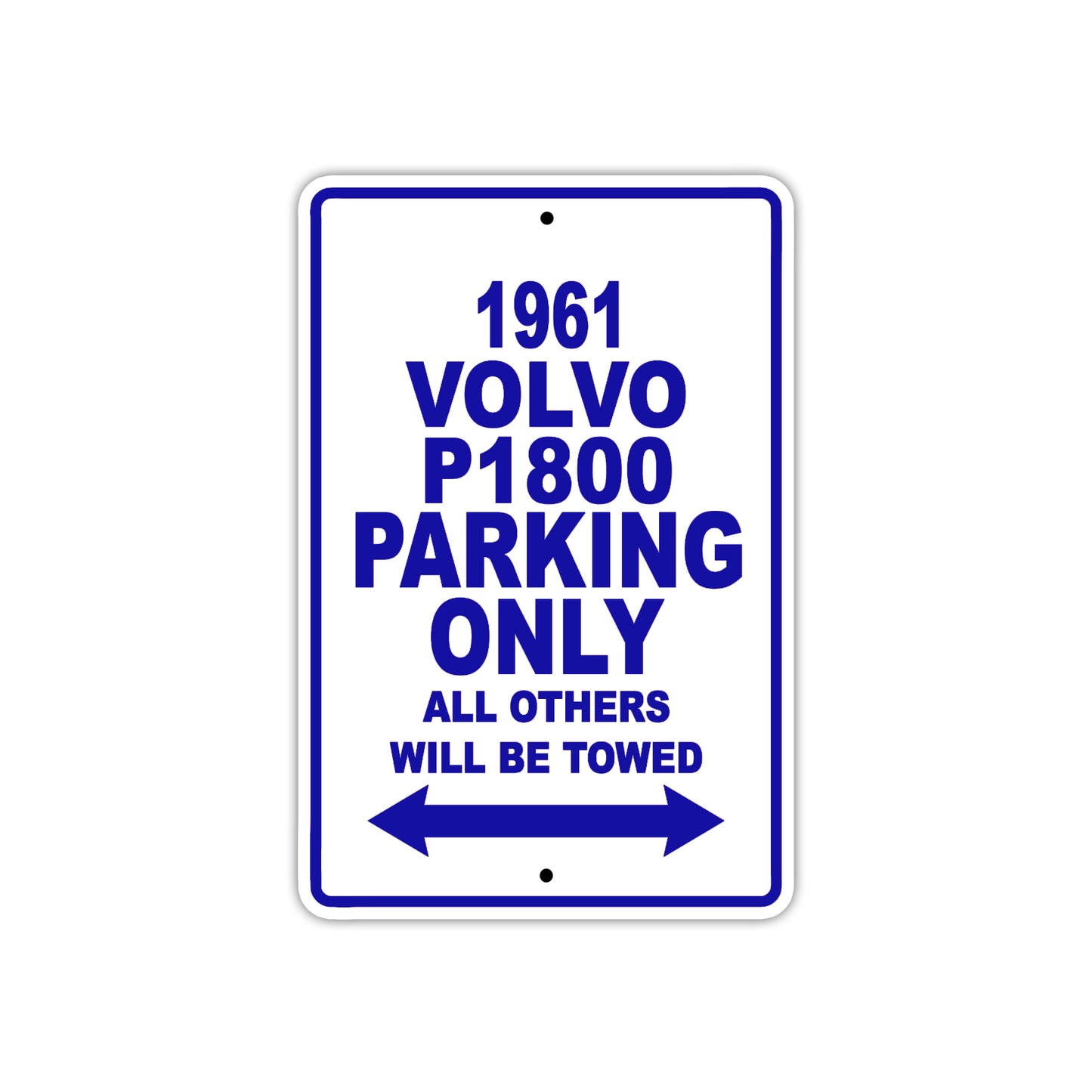 1961 Volvo P1800 Parking Only All Others Be Towed
