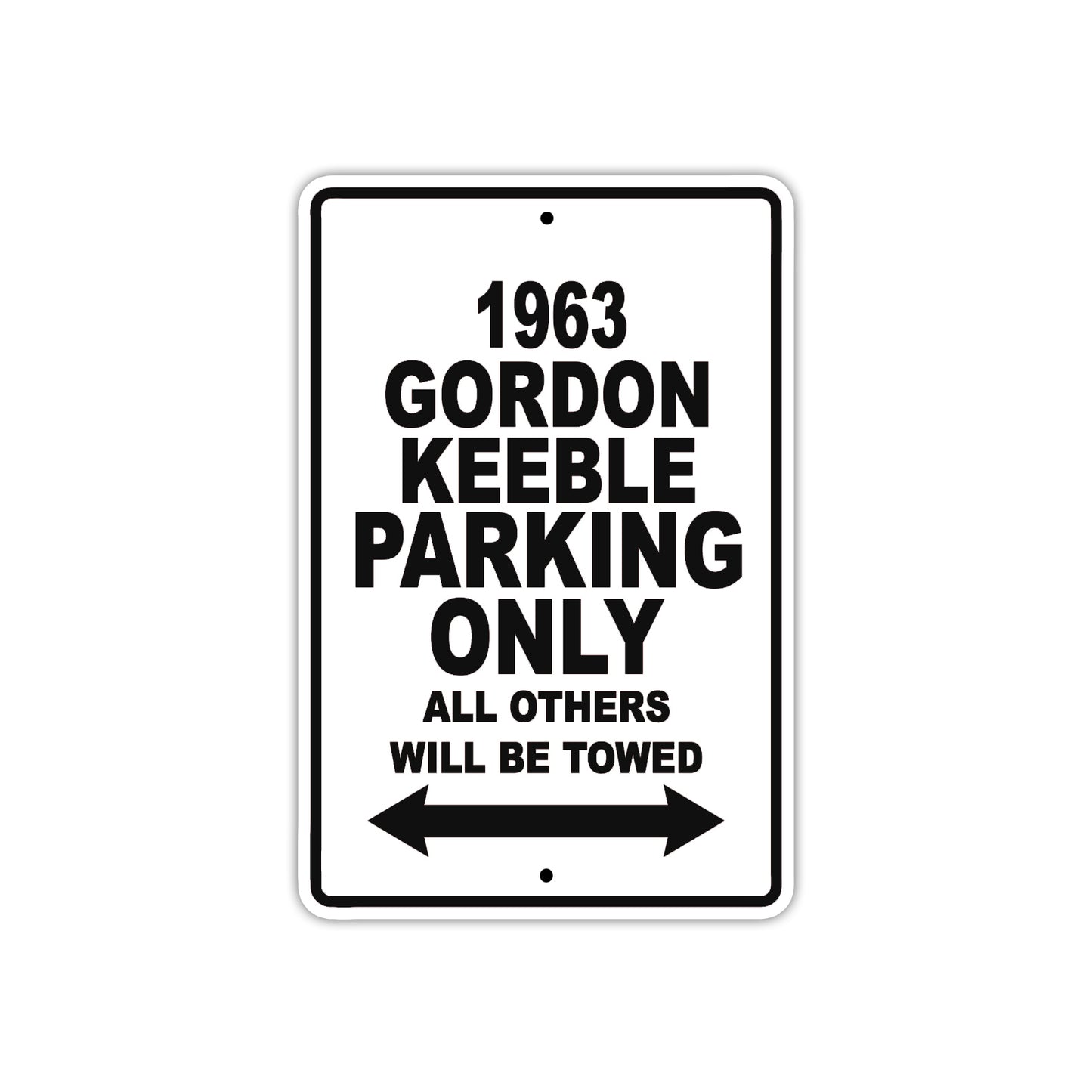 1963 Gordon Keeble Parking Only All Others Will Be Towed
