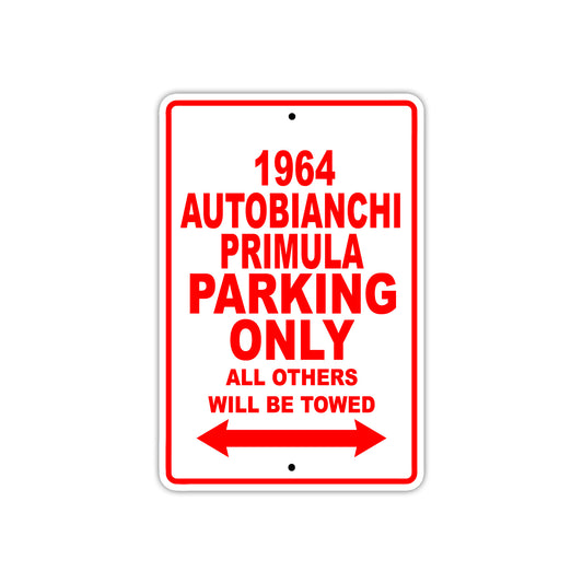 1964 Autobianchi Primula Parking Only All Others Will Be Towed