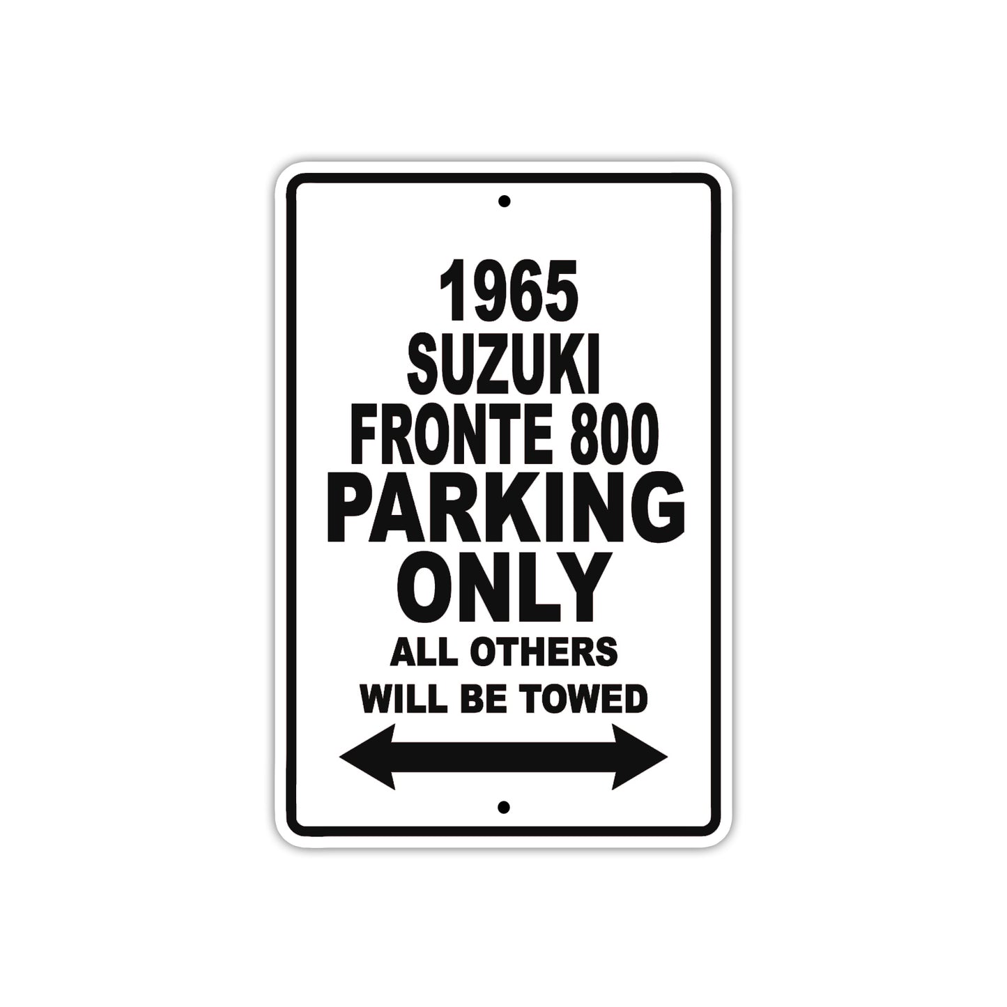 1965 Suzuki Fronte 800 Parking Only All Others Will Be Towed