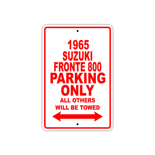 1965 Suzuki Fronte 800 Parking Only All Others Will Be Towed