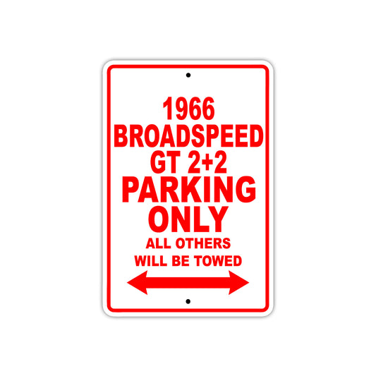 1966 Broadspeed GT 2+2 Parking Only All Others Will Be Towed