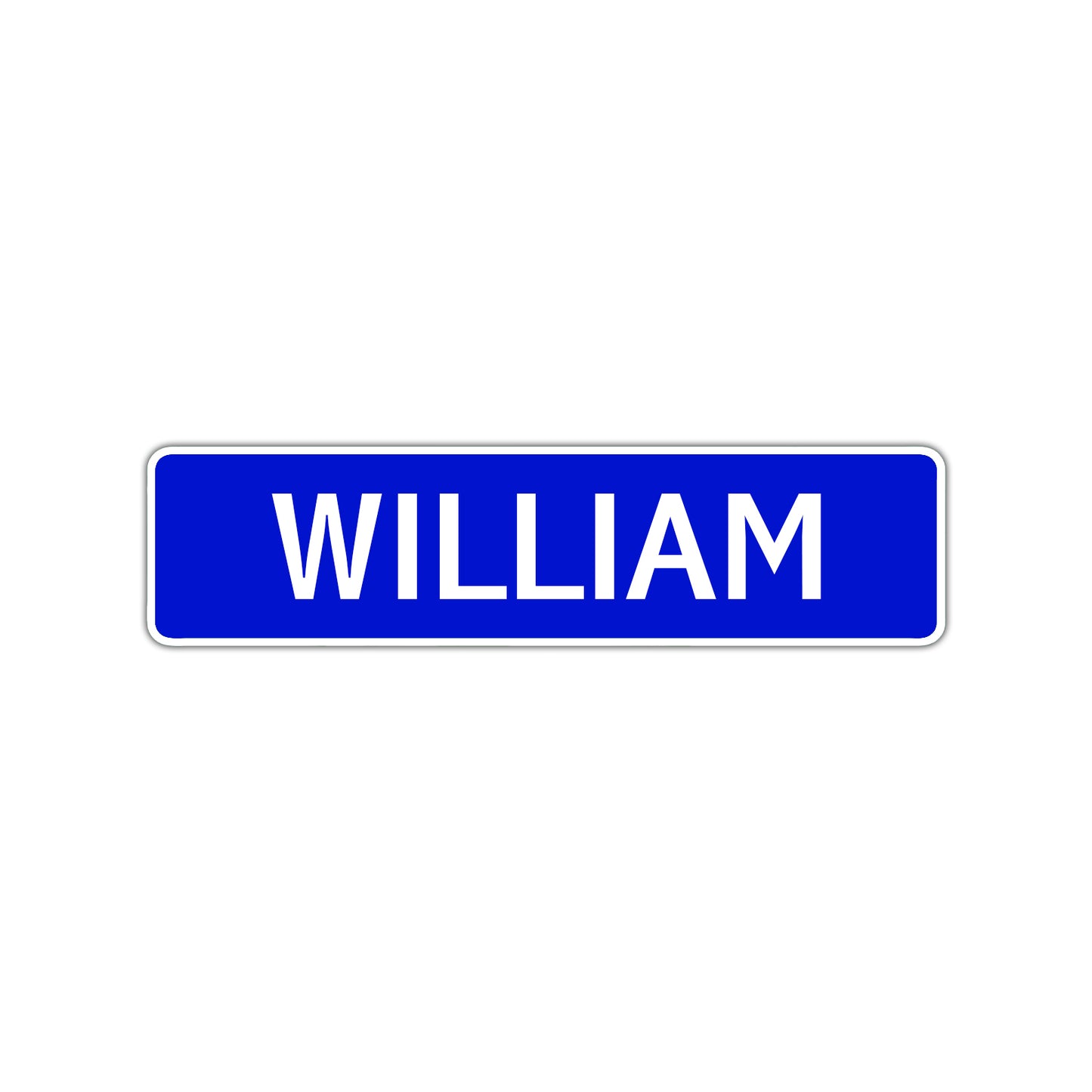 William Street Sign Children Name Room Plate