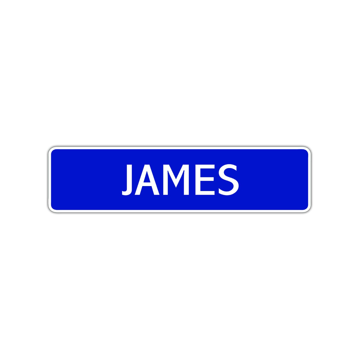 James Street Sign Children Name Room Plate