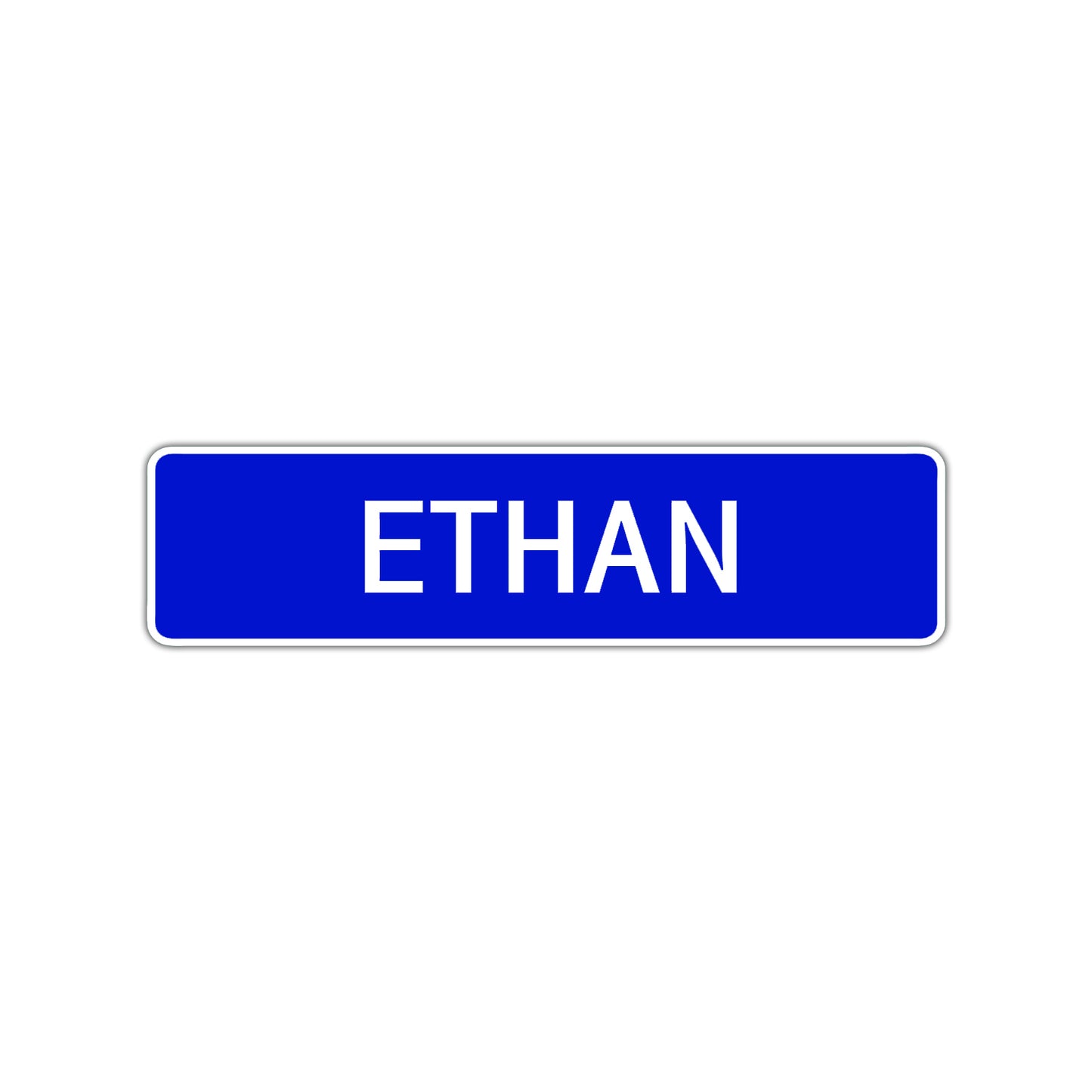 Ethan Street Sign Children Name Room Plate