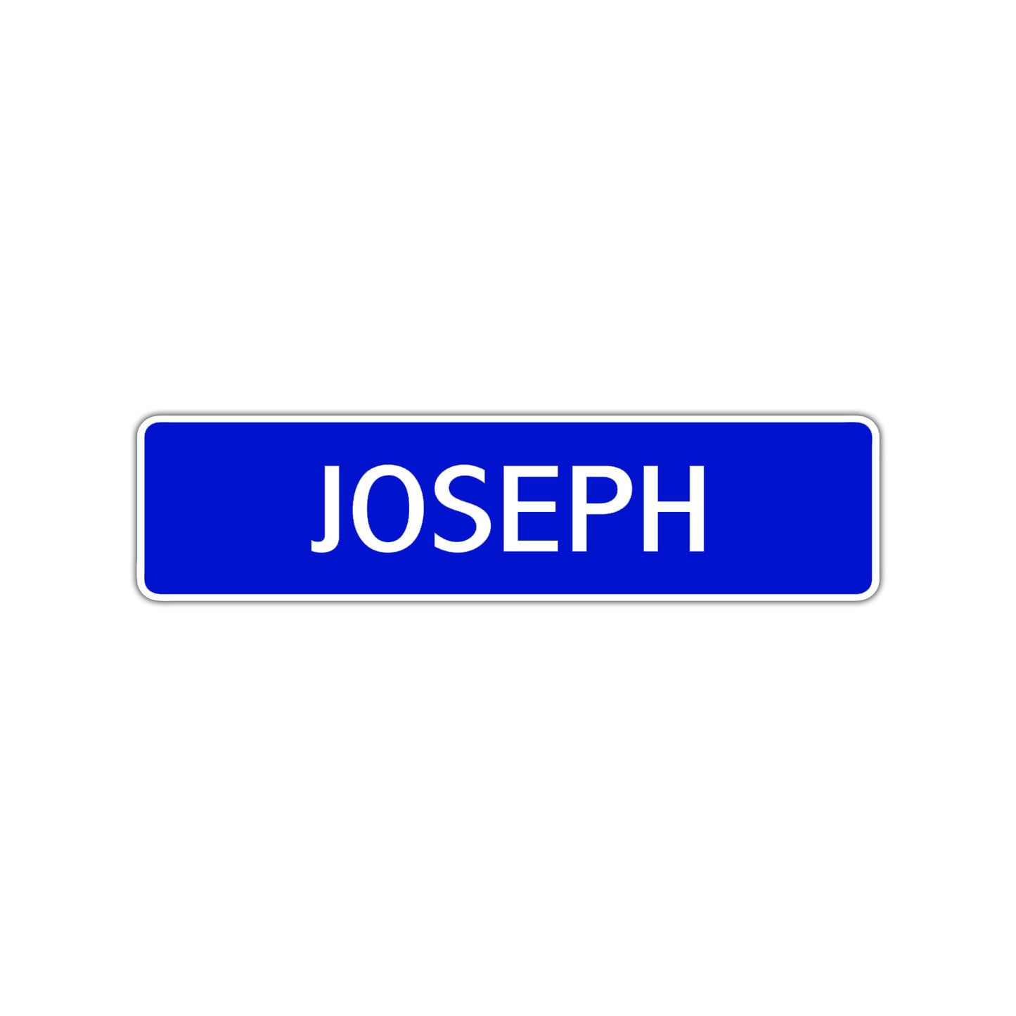 Joseph Street Sign Children Name Room Plate