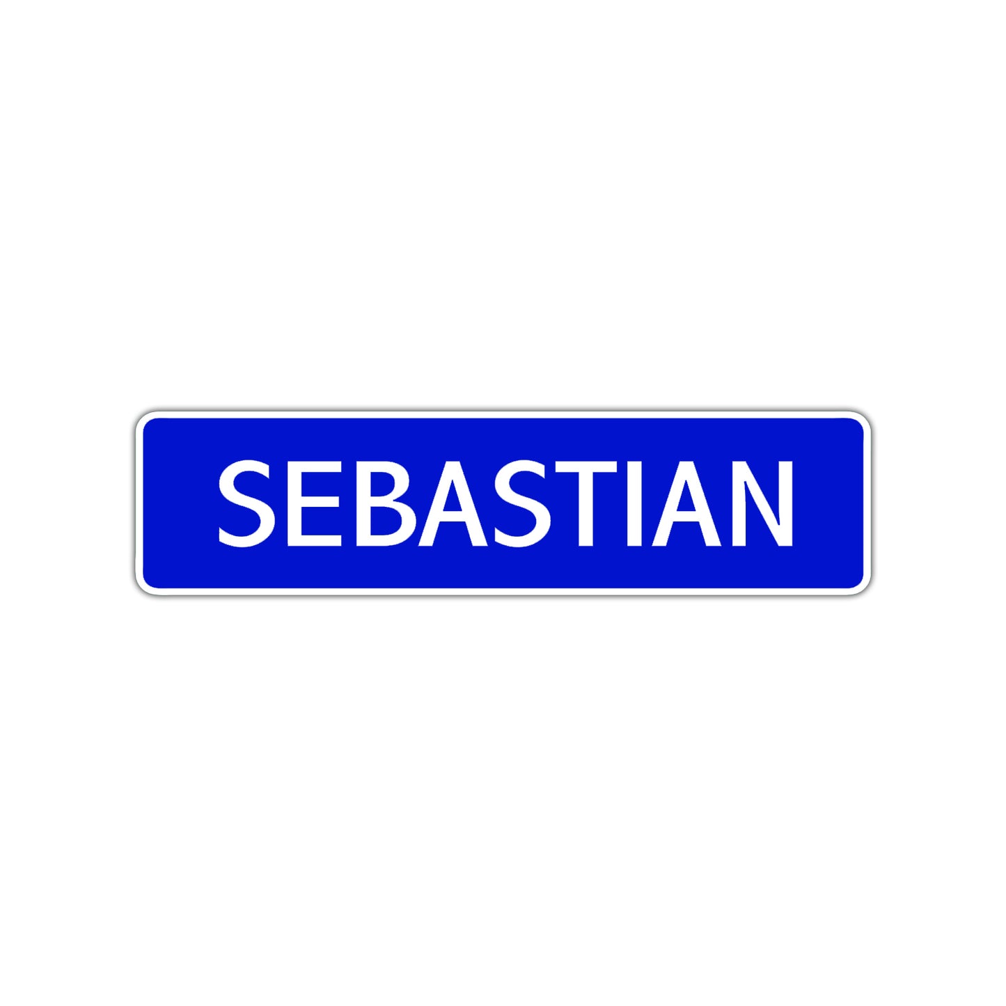 Sebastian Street Sign Children Name Room Plate