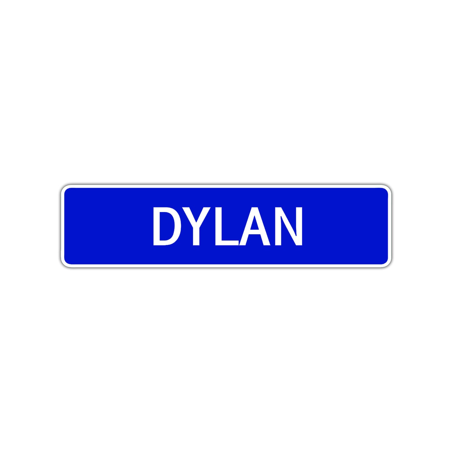 Dylan Street Sign Children Name Room Plate