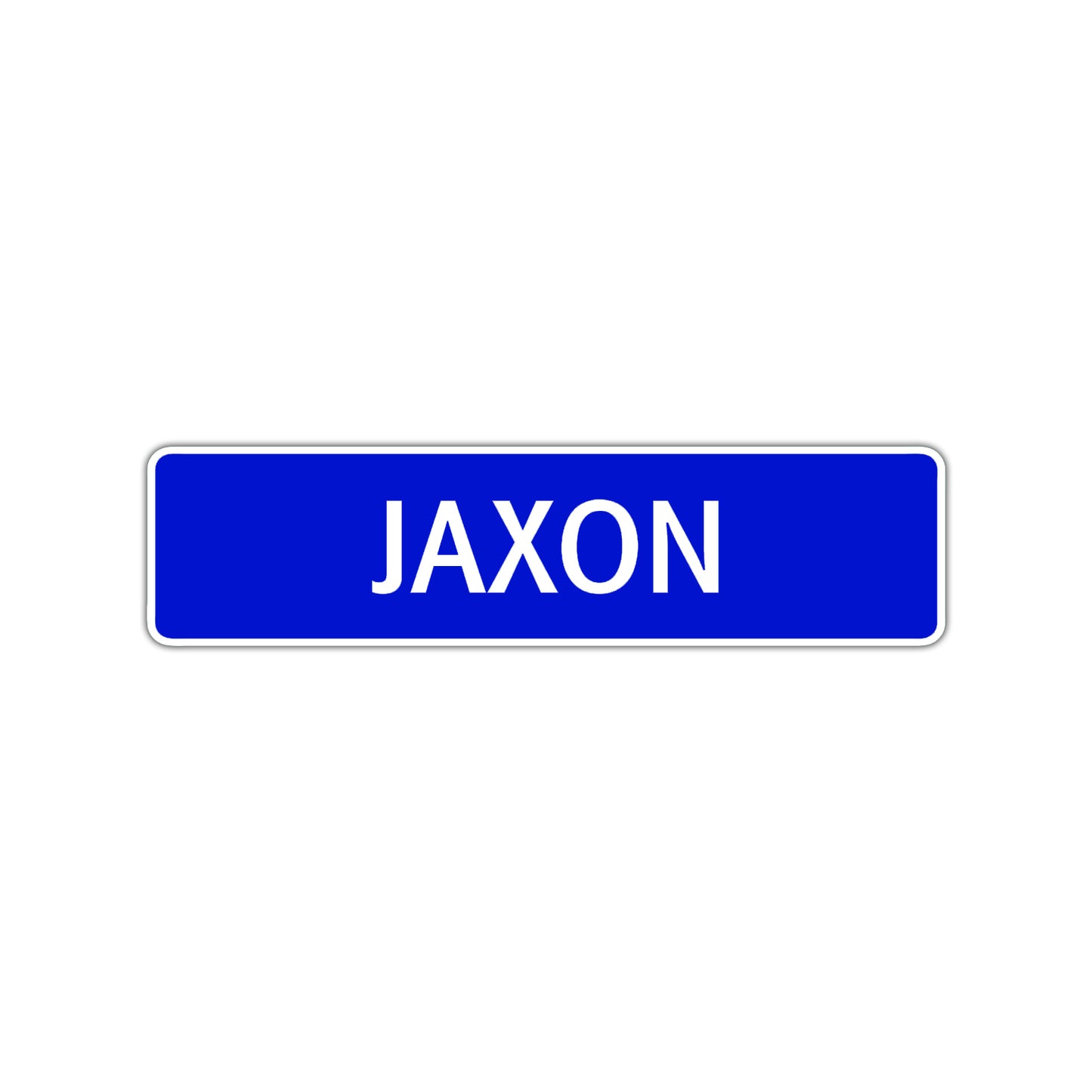 Jaxon Street Sign Children Name Room Plate