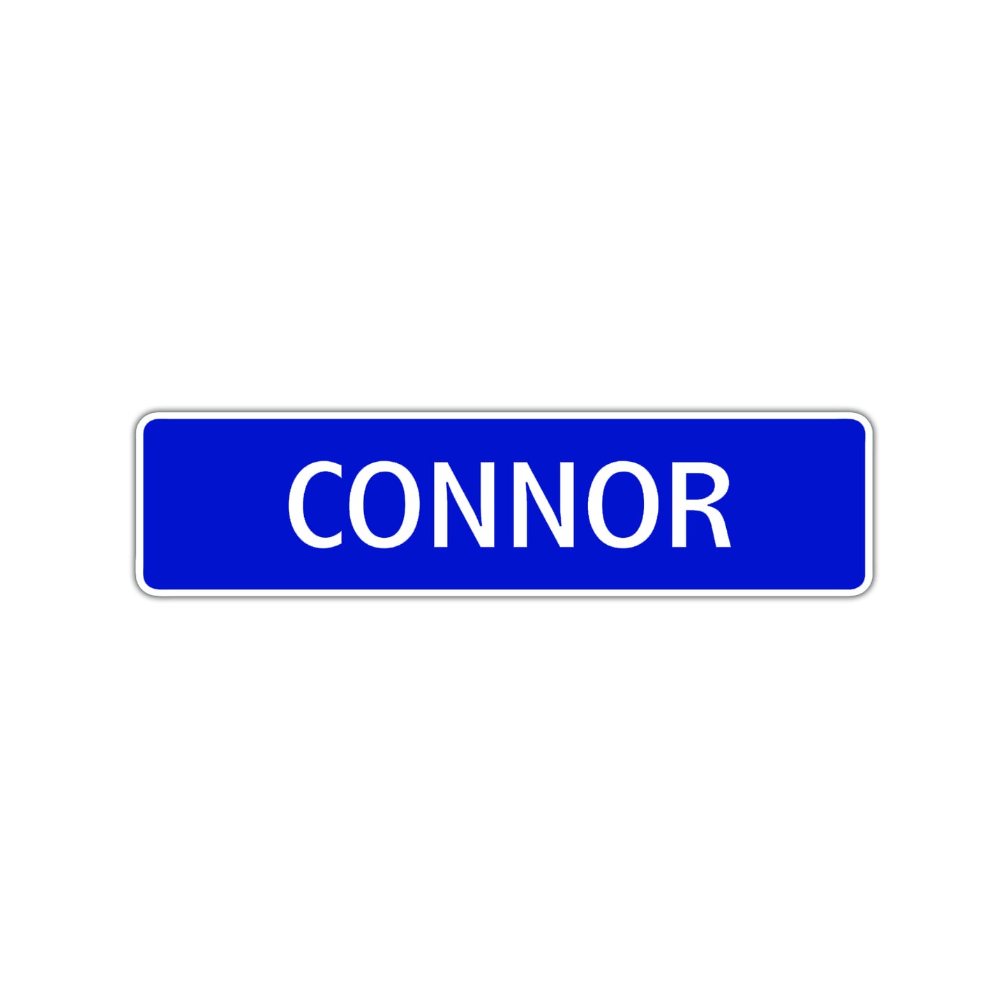 Connor Street Sign Children Name Room Plate