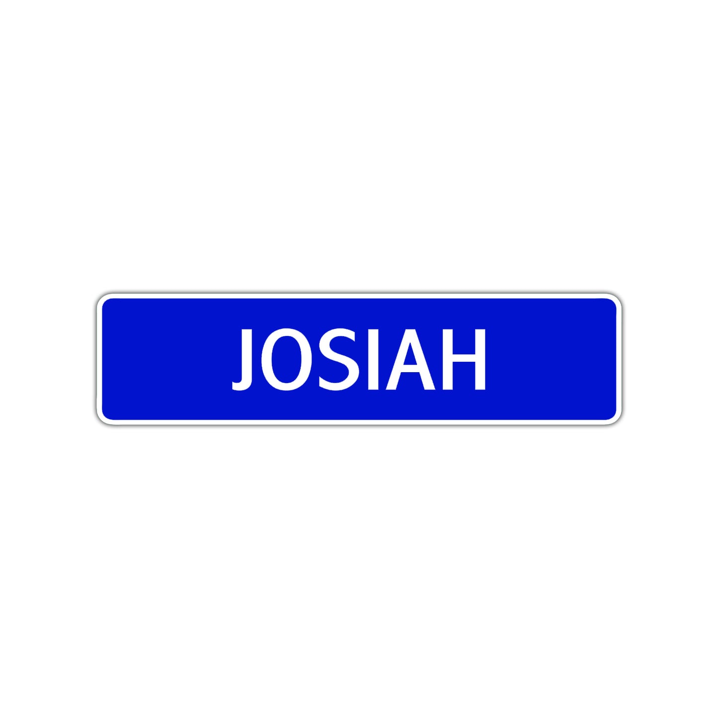 Josiah Street Sign Children Name Room Plate