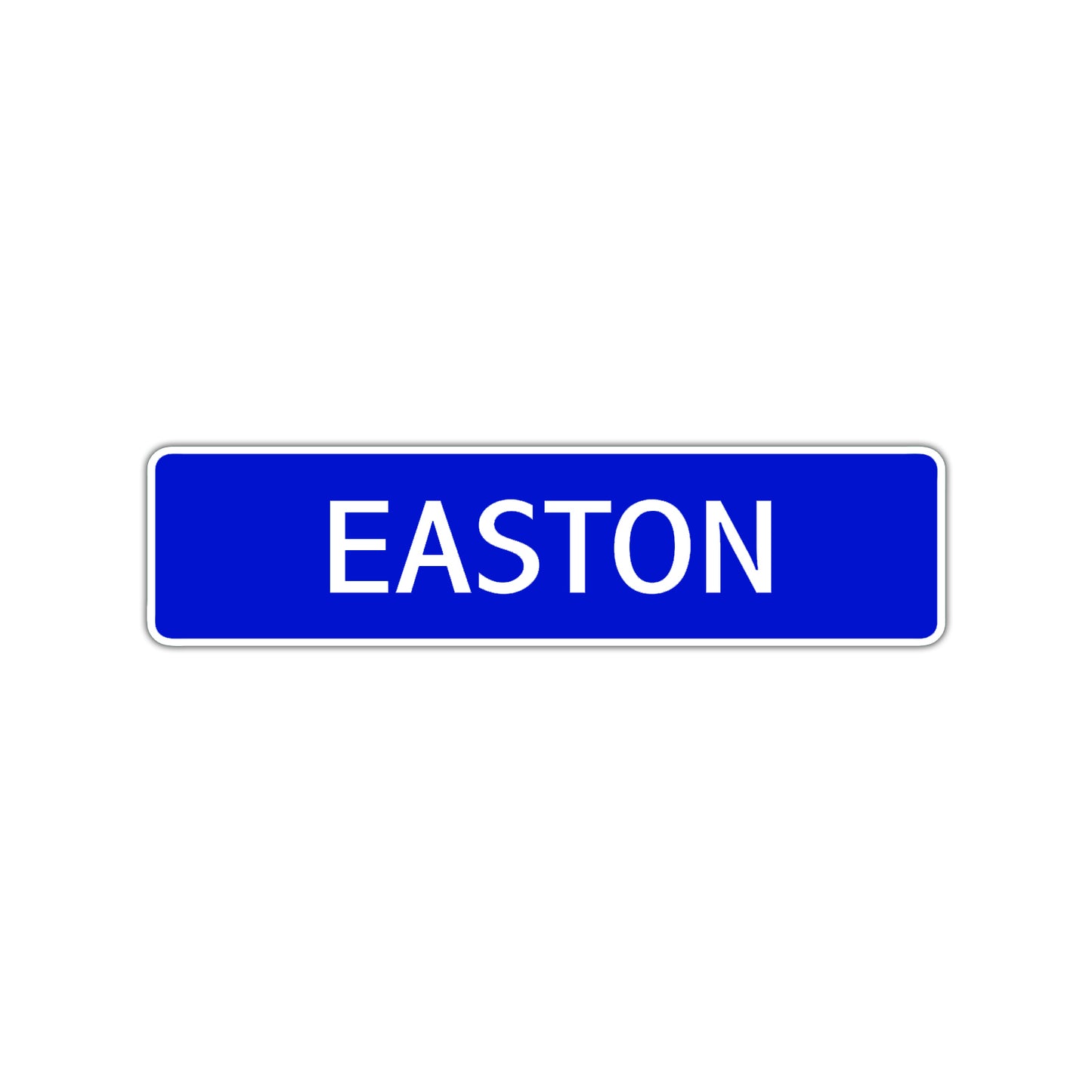 Easton Street Sign Children Name Room Plate