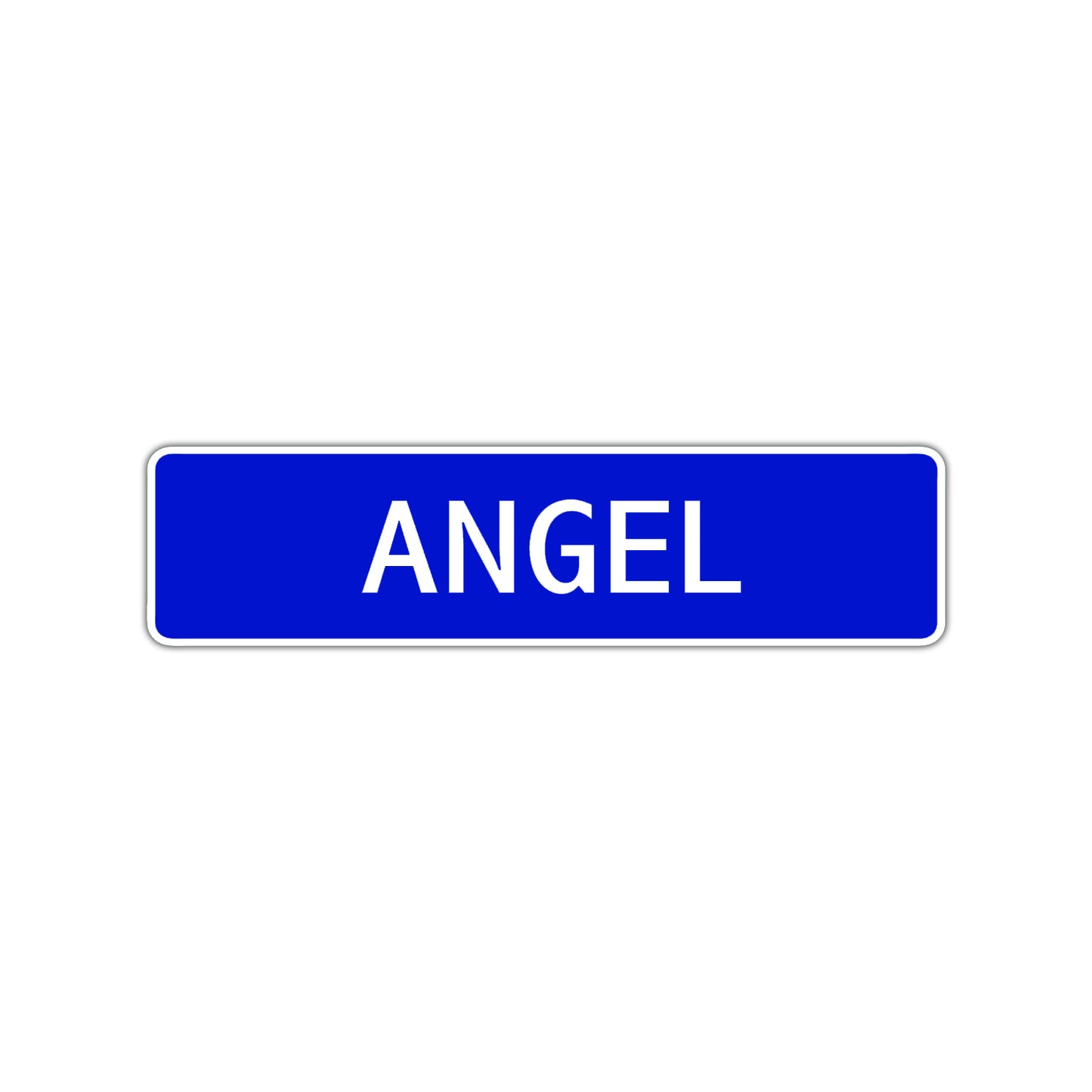 Angel Street Sign Children Name Room Plate