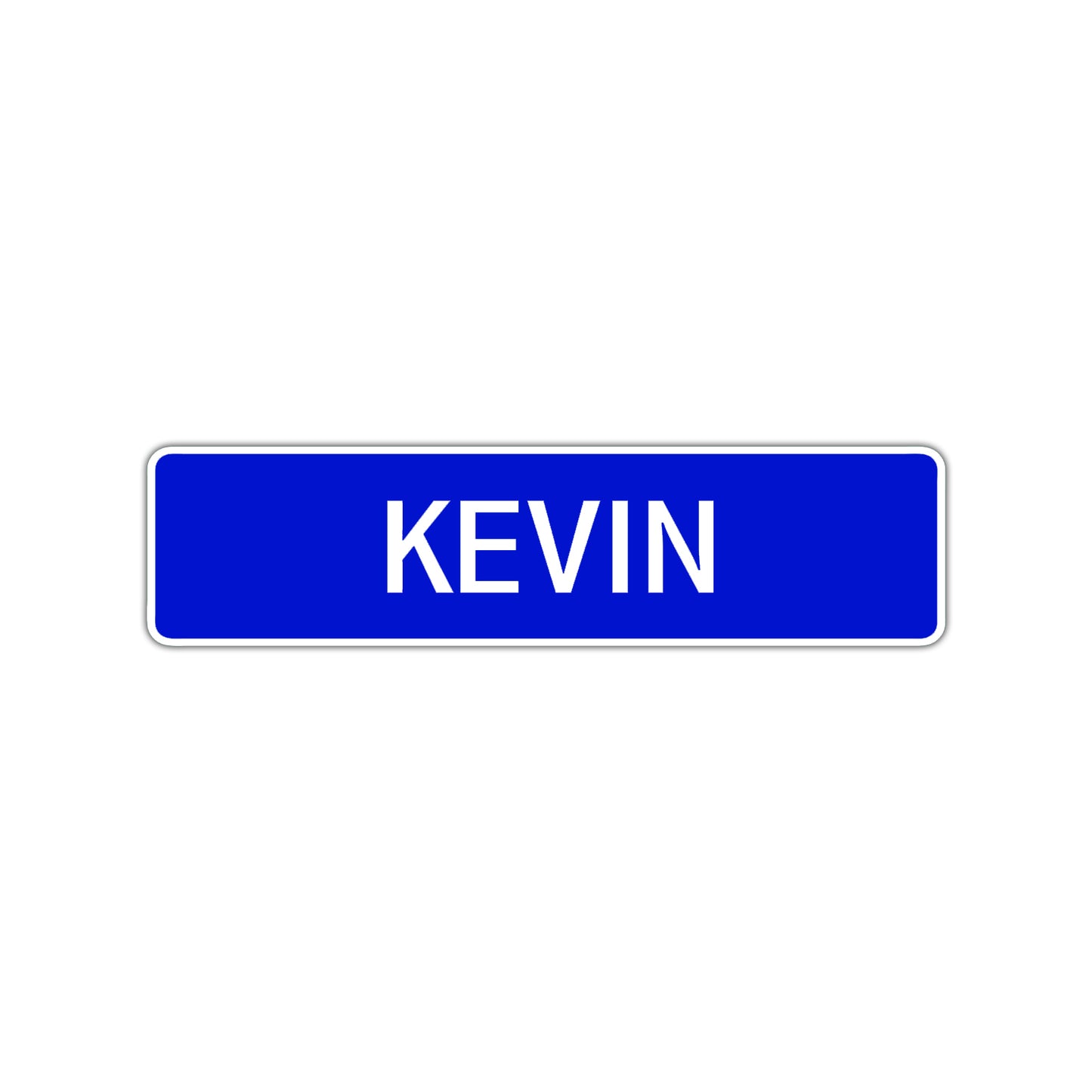 Kevin Street Sign Children Name Room Plate