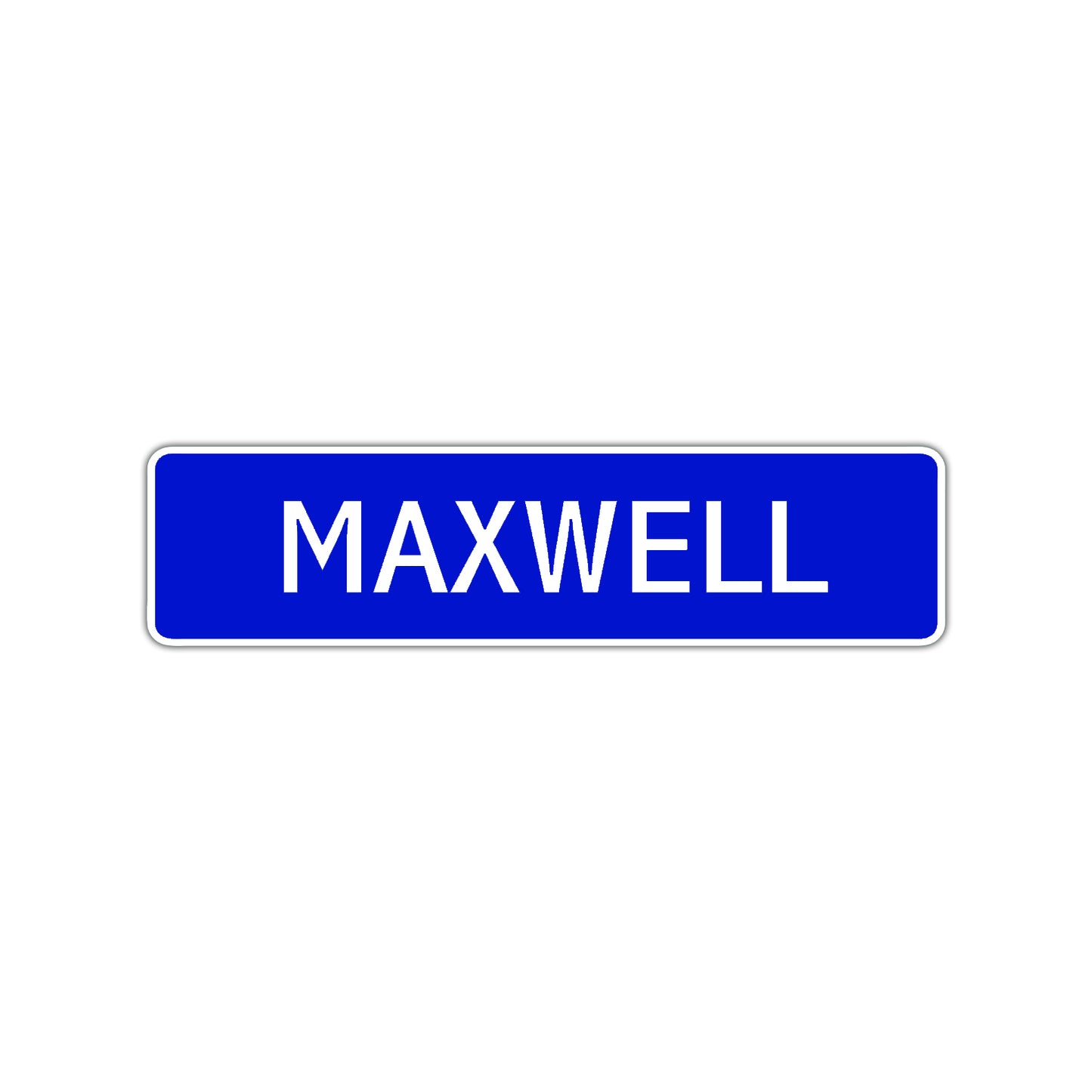 Maxwell Street Sign Children Name Room Plate