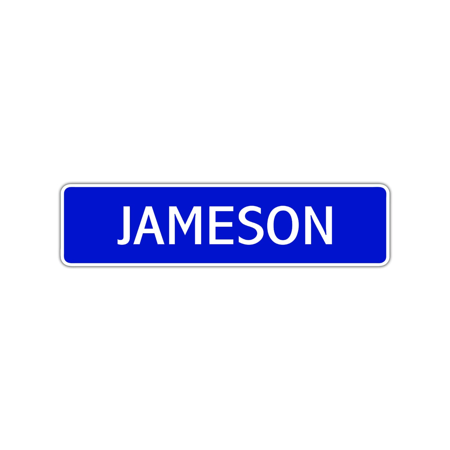 Jameson Street Sign Children Name Room Plate