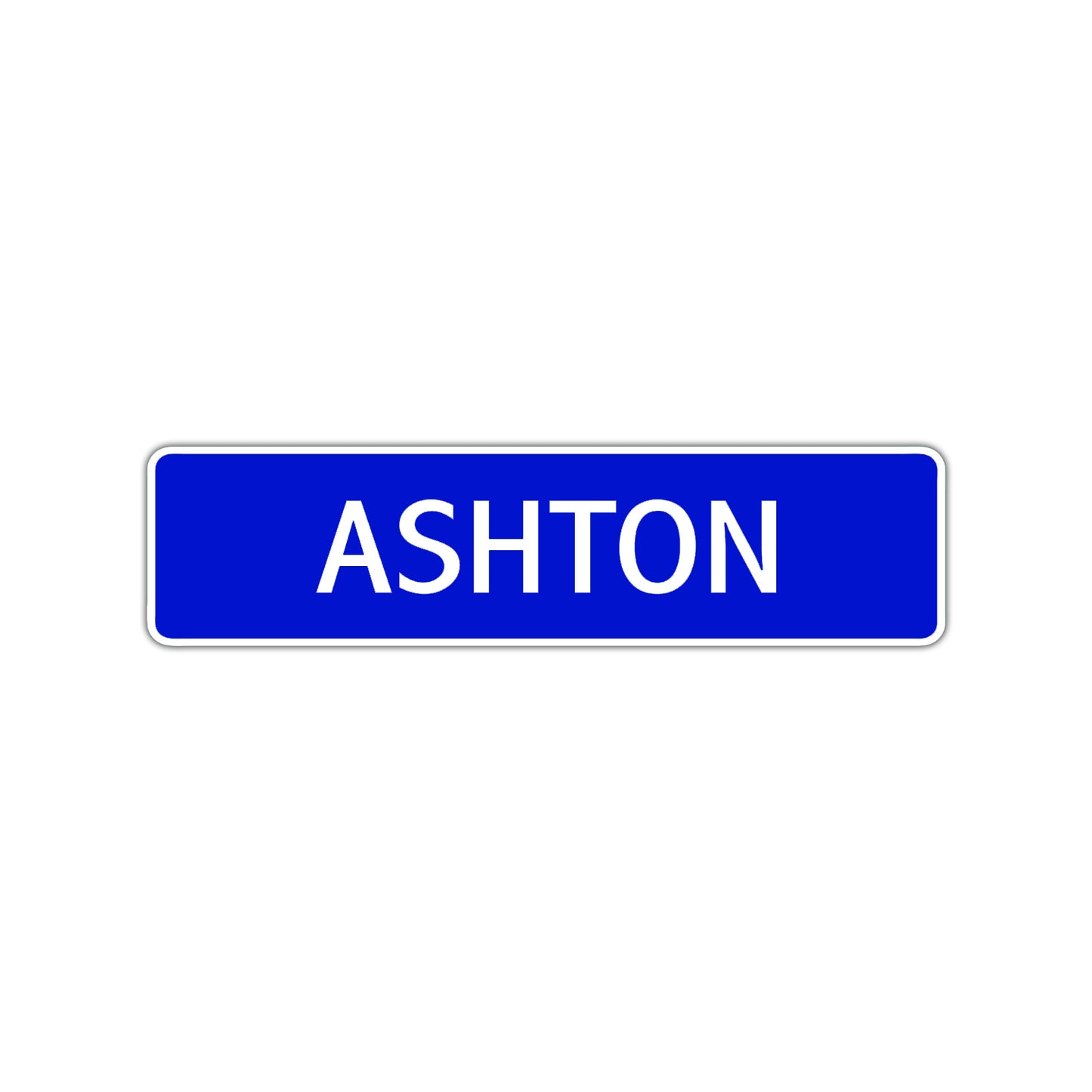 Ashton Street Sign Children Name Room Plate