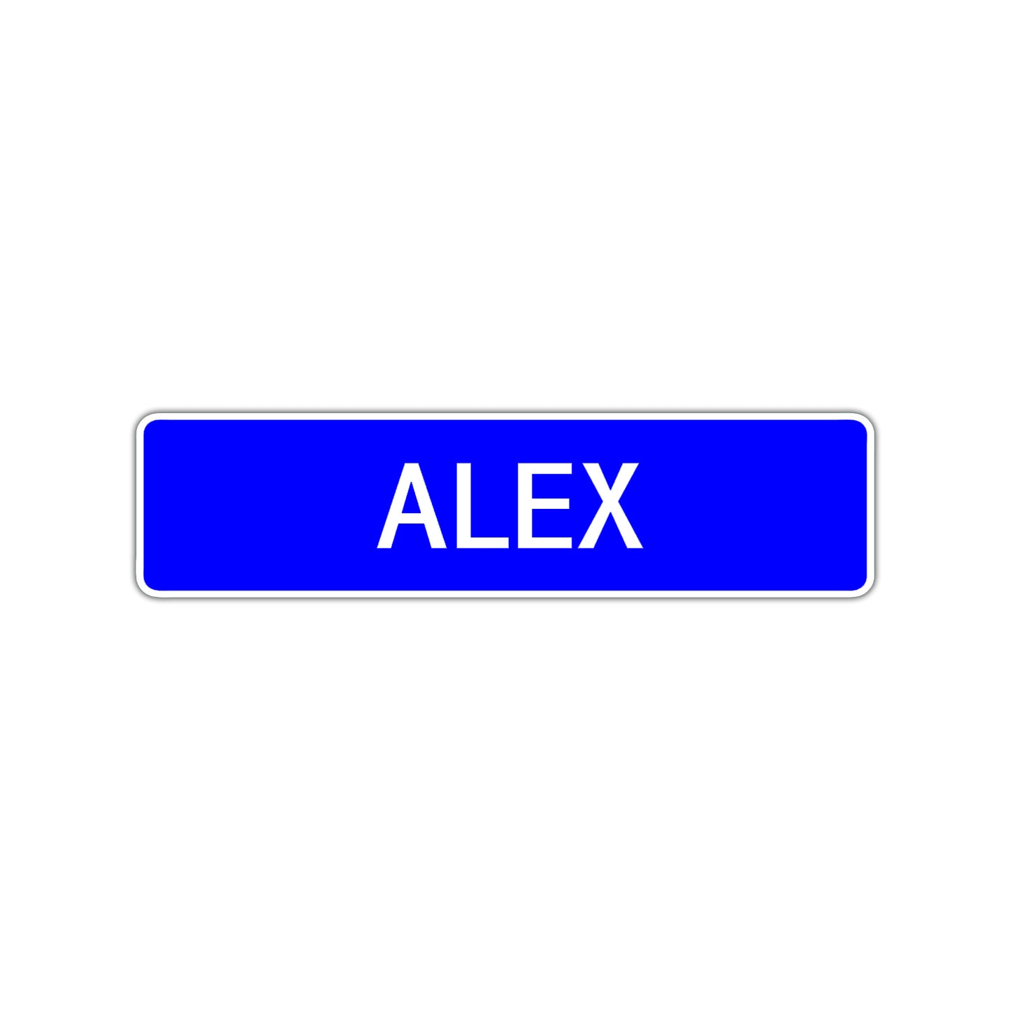 Alex Street Sign Children Name Room Plate