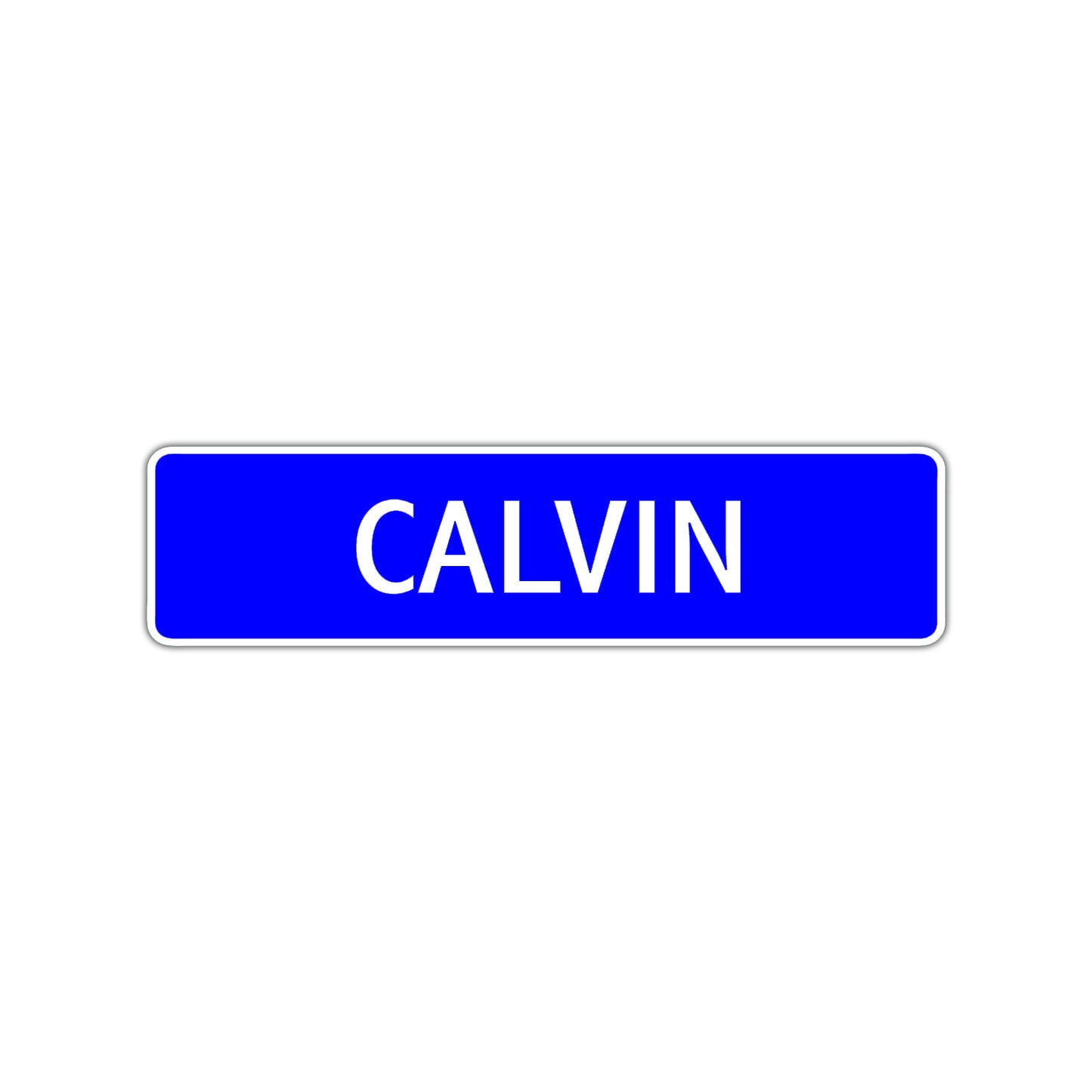 Calvin Street Sign Children Name Room Plate