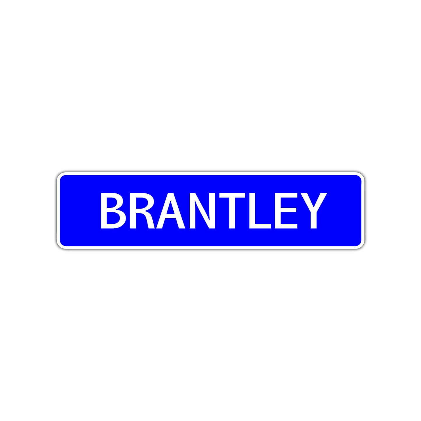 Brantley Street Sign Children Name Room Plate