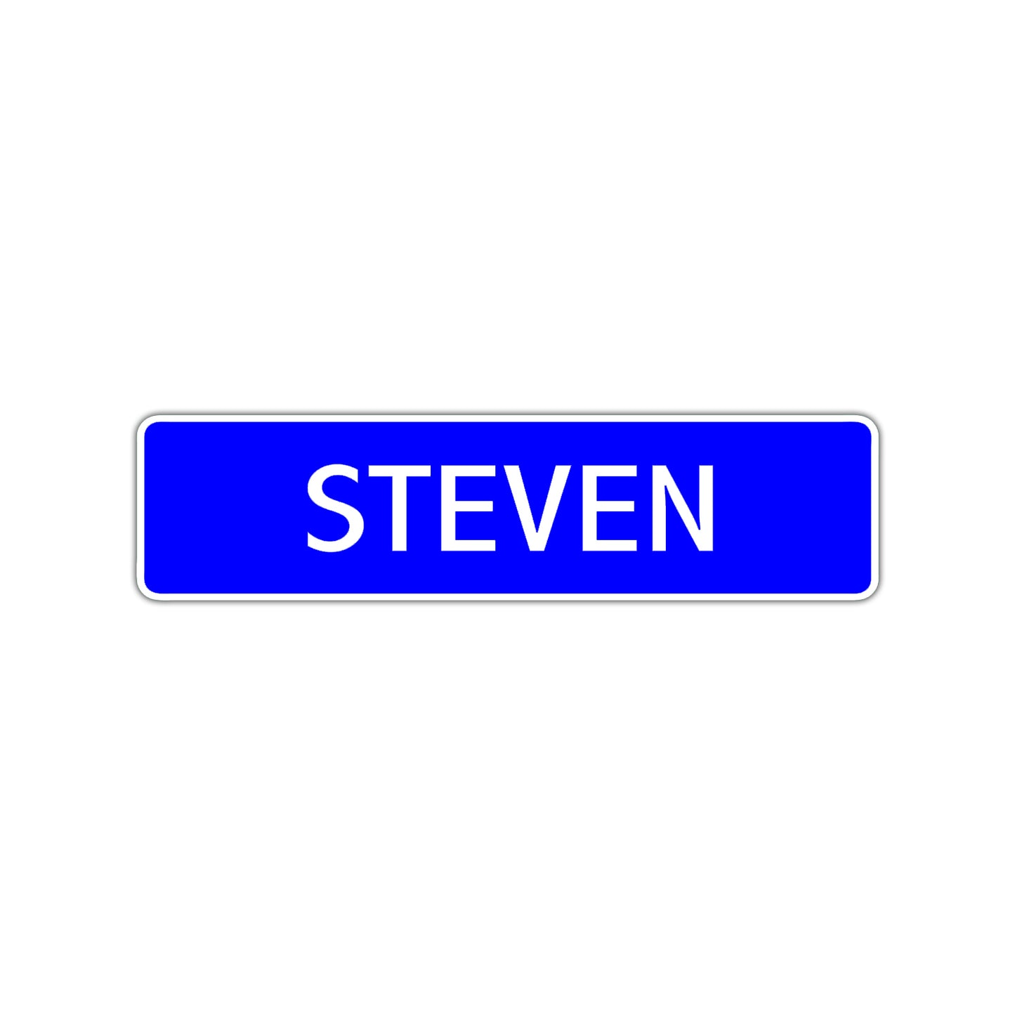 Steven Street Sign Children Name Room Plate