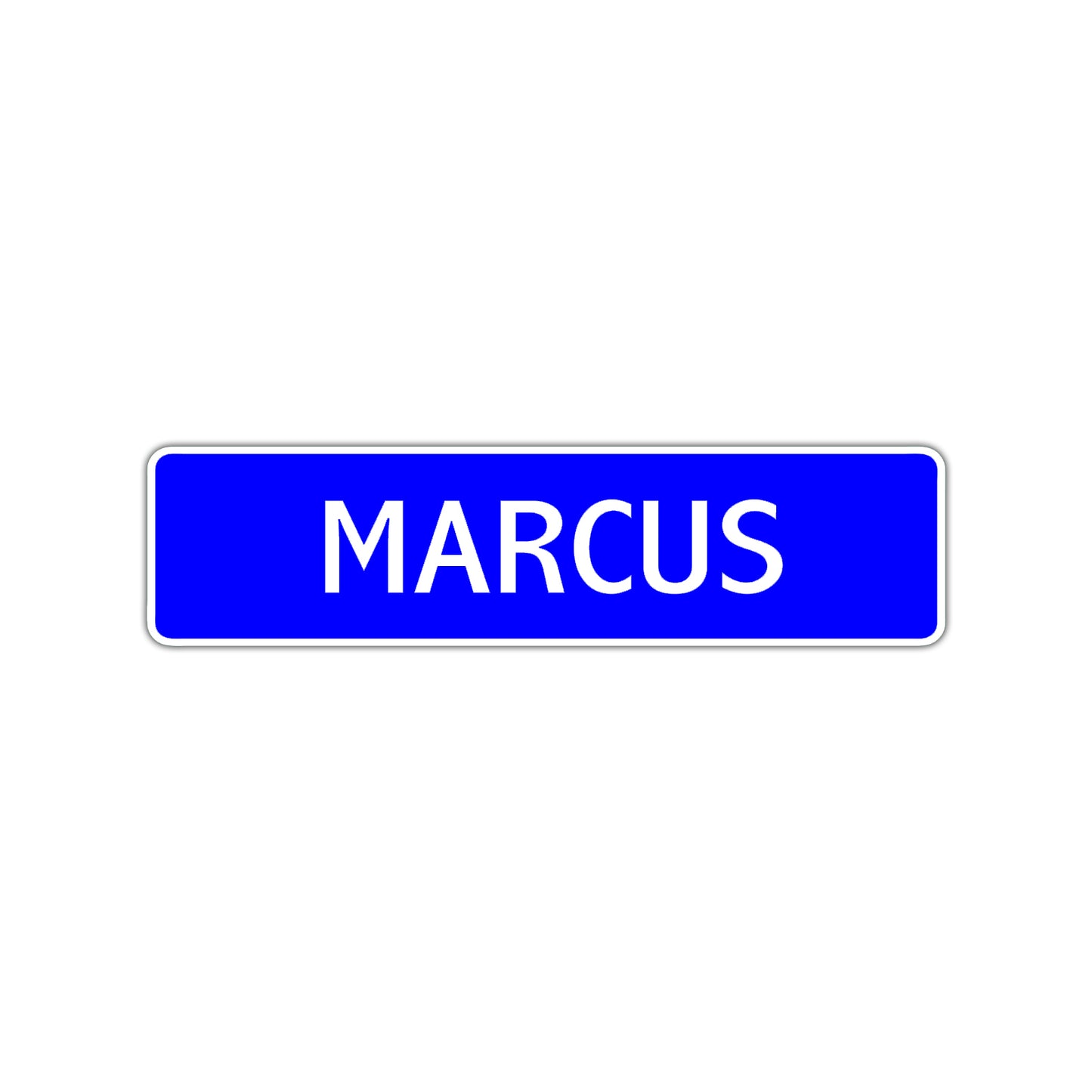 Marcus Street Sign Children Name Room Plate