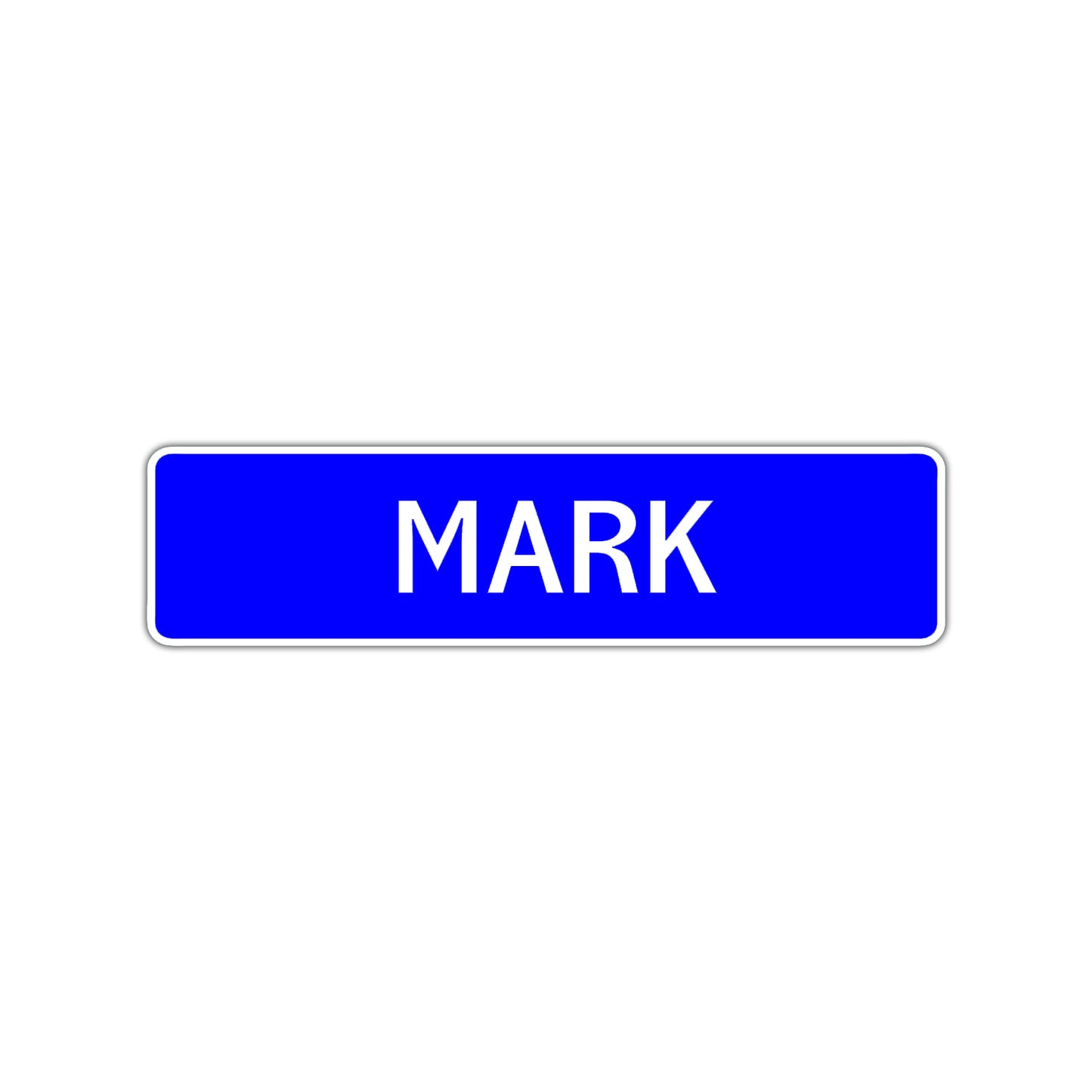 Mark Street Sign Children Name Room Plate
