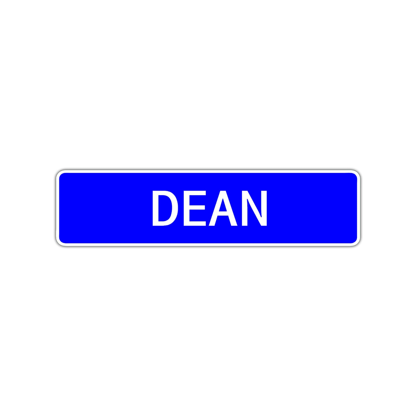 Dean Street Sign Children Name Room Plate