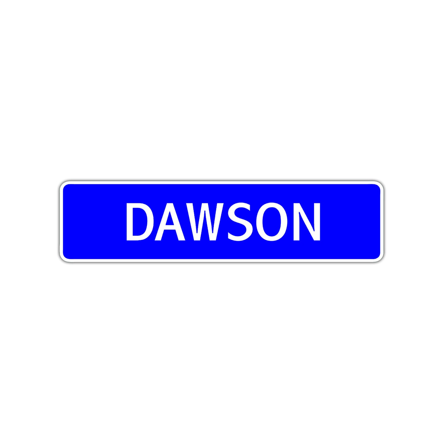 Dawson Street Sign Children Name Room Plate