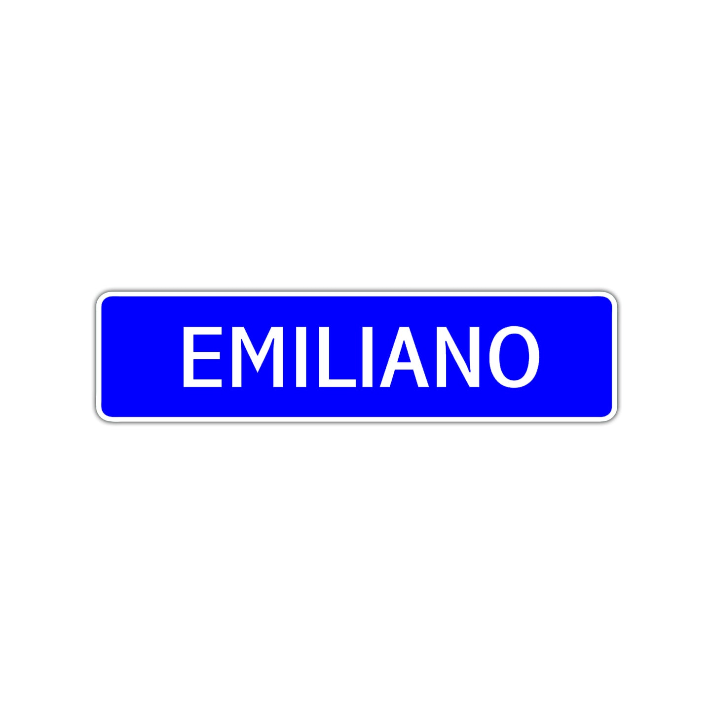 Emiliano Street Sign Children Name Room Plate