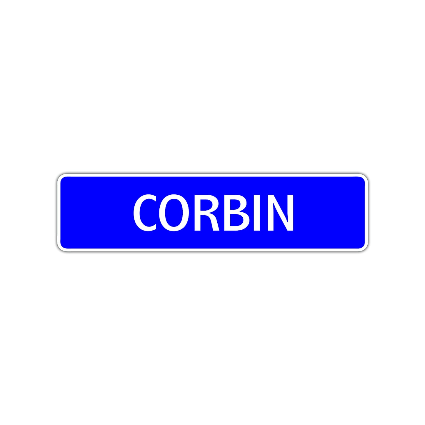 Corbin Street Sign Children Name Room Plate