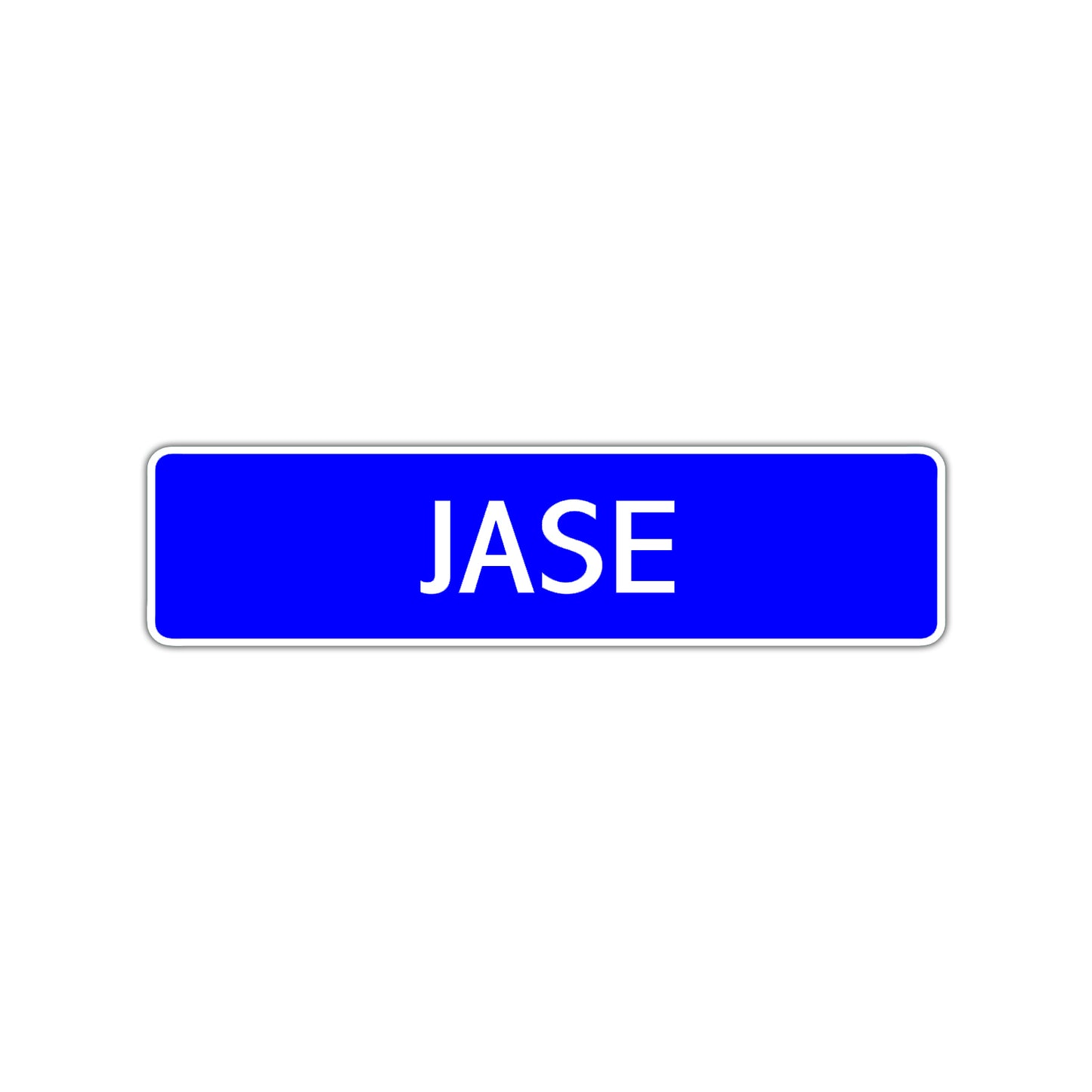 Jase Street Sign Children Name Room Plate