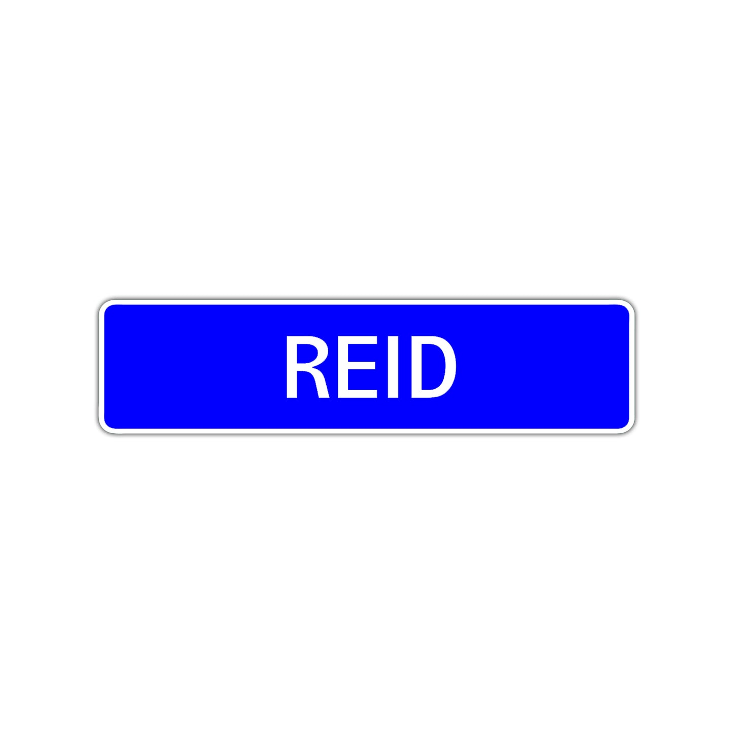 Reid Street Sign Children Name Room Plate