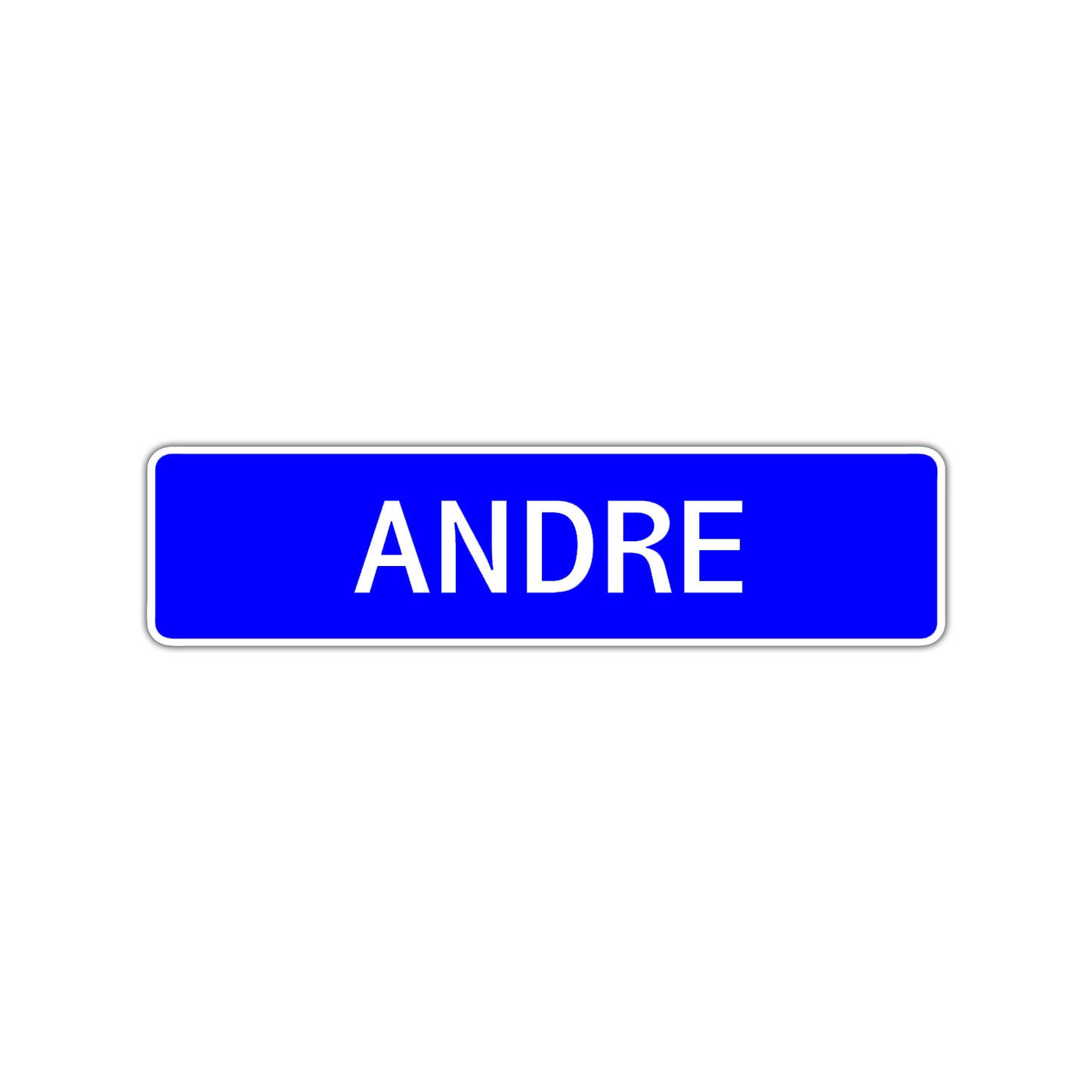 Andre Street Sign Children Name Room Plate