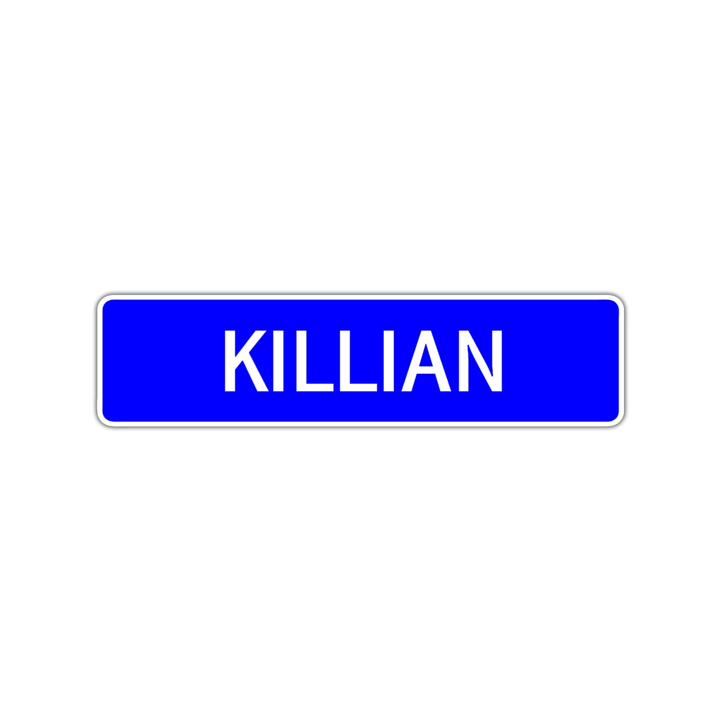 Killian Street Sign Children Name Room Plate