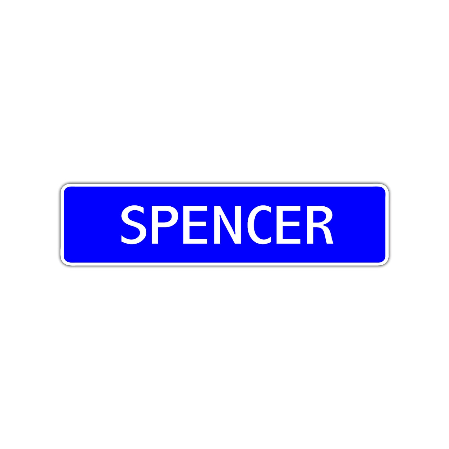 Spencer Street Sign Children Name Room Plate