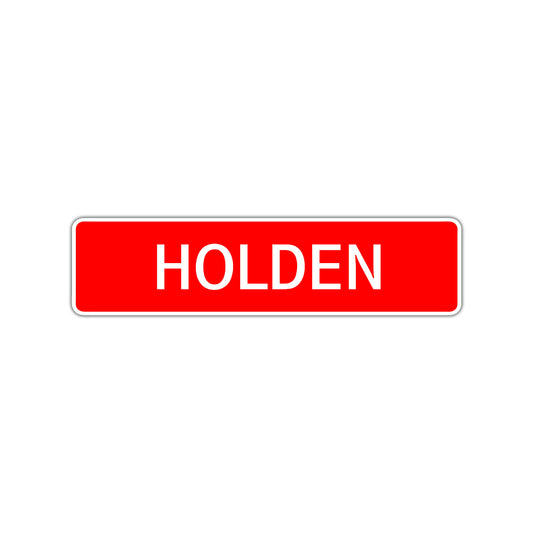 Holden Street Sign Children Name Room Plate