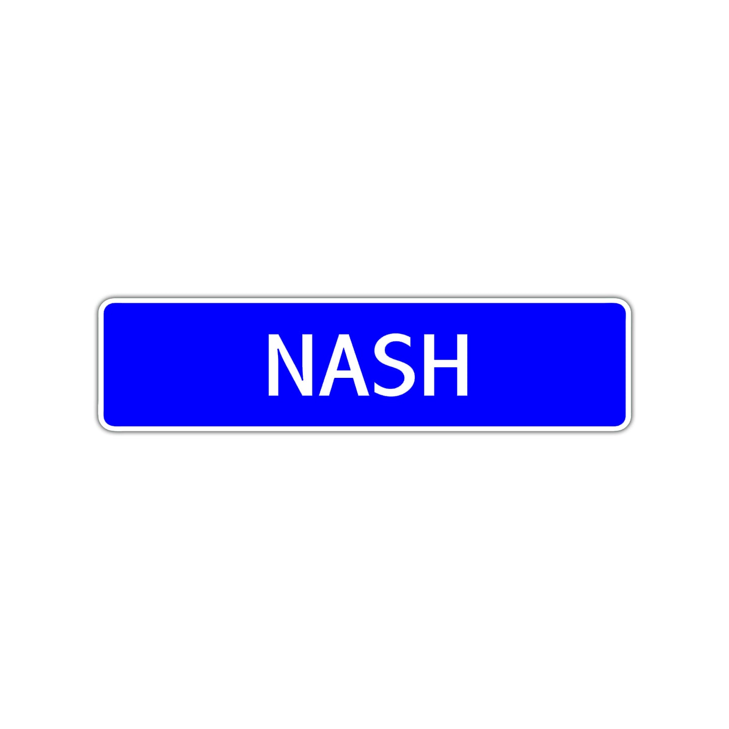 Nash Street Sign Children Name Room Plate