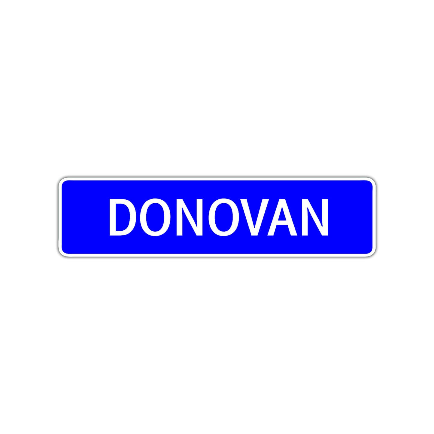 Donovan Street Sign Children Name Room Plate