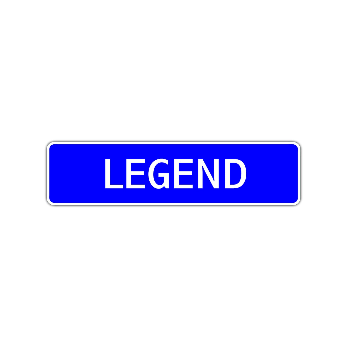 Legend Street Sign Children Name Room Plate