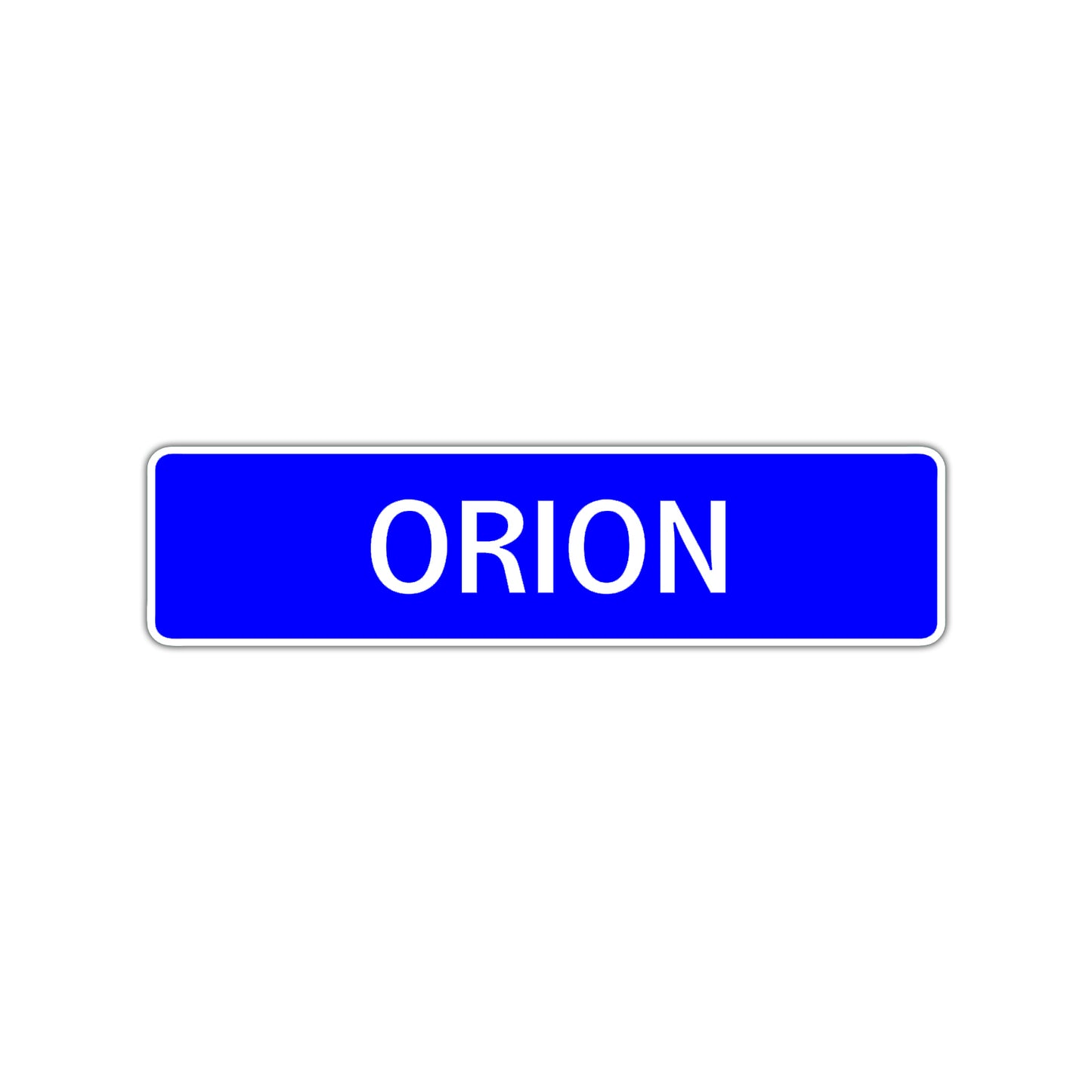 Orion Street Sign Children Name Room Plate