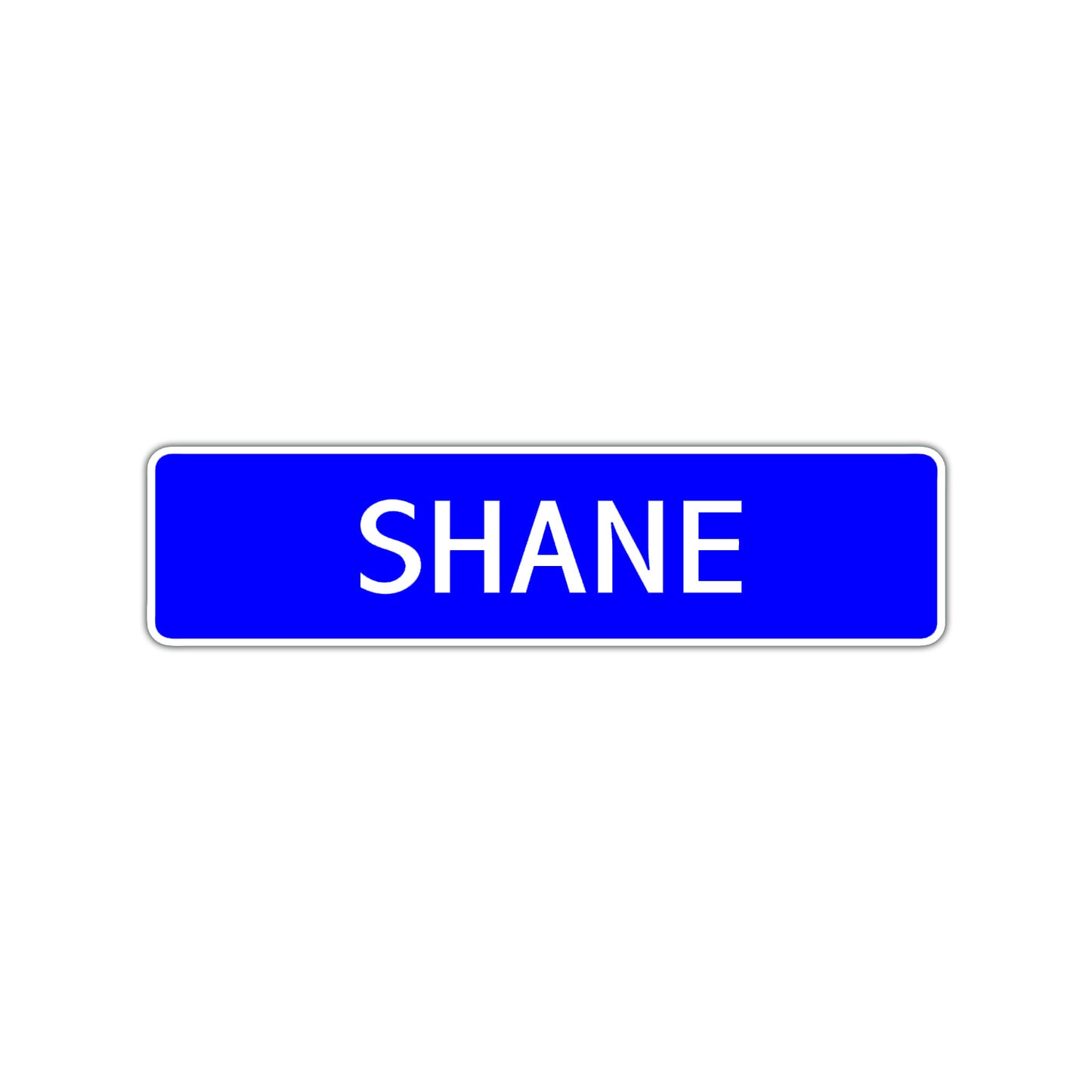 Shane Street Sign Children Name Room Plate
